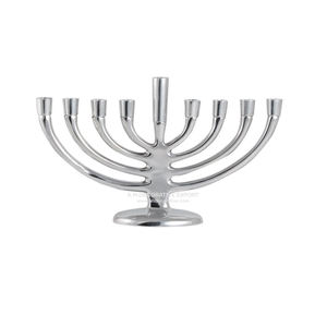 Menorá Judía de Primera Calidad, Candelabro de Metal Navideño, Decoración Hecha a Mano para el Hogar, Fabricante de la India - Product Image 4