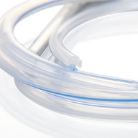 Système de drainage fermé sans hub, canne de drainage canack RFD, en silicone médical jetable, transparent, certifié CE, cannelé
