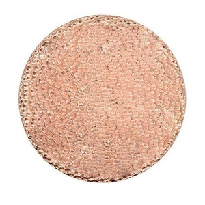 Posavasos Redondo de Cobre Martillado, Diseño de Lujo, Ecológico, Tamaño Personalizado para Utensilios de Cocina, Restaurantes, Uso en Fiestas, Hecho a Mano - Product Image 5