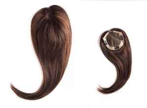 INDIEN RAW TEMPLE CUTICULE ALIGNÉ PERRUQUES DE CHEVEUX SANS COUTURE GRAND SILKY REMY TELLE FREE SAIN END VIERGE TOPPERS DE CHEVEUX VIERGES - Product Image 4