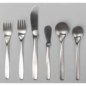 Ensemble de couverts de luxe royal en acier inoxydable argenté, poli mat, logo personnalisé, manche en métal, fourchette, cuillère, incroyable ensemble de couverts - Product Image 3