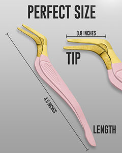 Reusable Mink <b>Lash</b> Applicator Gold-Plated Stainless Steel with Precision Anti-Static Fiber Tip Private Labelling - Product Image 4
