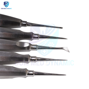 Gran oferta, 10 Uds., elevadores de elevación de raíz curvada para luxación Dental, juego de fórceps de extracción, herramienta de implante de cirugía Oral Manual, acero DMD - Product Image 5