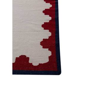 Tapis en laine géométrique Alhambra gris et noir à tissage plat pour la maison, pour couloir, rectangulaire, rayé - ADWL-13200 - Product Image 4