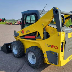 Livraison gratuite Chargeuse compacte Wacker Neuson SW20 avec chargeur frontal homologuée CE EPA Moteur T4F 56 ch Chargeuse sur pneus Cabine chauffage/climatiseur - Product Image 5