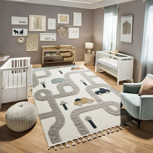 Tapis en polyester fabriqués à la machine Goldenmoon - Confort épais et rembourré pour la maison et l'hôtellerie, origine Turquie - Product Image 1