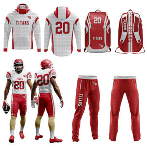 Uniforme de football américain de haute qualité personnalisé 2025 Élastique Polyester Spandex Imprimé OEM Sports Wear XL Plus Number Shirts - Product Image 6