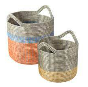 Hot Sell Design Straw Nylon Laundry Straw <b>Basket</b> <b>with</b> <b>Lids</b> Cheap Price Low MOQ Storage Household <b>Basket</b> <b>Basket</b> <b>with</b> Handle <b>Lid</b> - Product Image 3