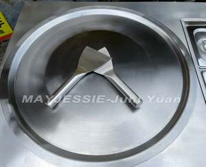 Machine à glace frite miniature de table / machine à glace frite / machine à glace roulée en tacos - Product Image 5