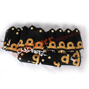 Épaulettes uniformes de pilote personnalisées en gros Épaulettes pour utilisation cérémonielle de ligne aérienne - Product Image 5