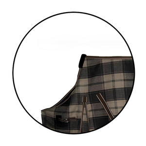 Couverture de tapis de participation de cheval imperméable et respirante de circonférence avant de selle occidentale personnalisée en gros pour l'automne et le printemps - Product Image 3