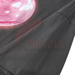 Camiseta de moda para hombres hecha con el mejor material Low Moq Factory Price Drop Shoulder Printing Shirt S para hombres - Product Image 6