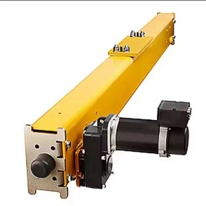 Chariot de déplacement industriel robuste et flexible pour pont roulant monorail à poutre simple de 7,5 tonnes avec chariot de fin de bloc en L motorisé - Product Image 3