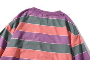 Polo de rugby de algodón y poliéster anticontracción personalizado, camiseta Polo de manga larga a rayas con logotipo personalizado, camiseta Polo de rugby para hombre - Product Image 5