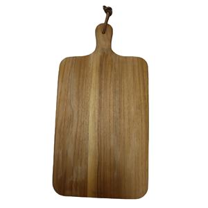 Tabla de cortar rectangular de madera con mango para carne y bloques para cortar carne, venta al por mayor de fábrica de 2017 - Product Image 1