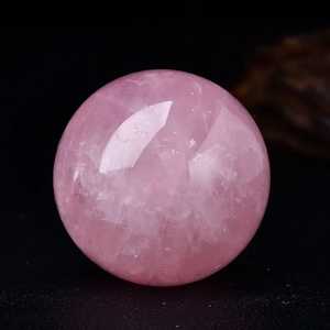 Esfera de Cuarzo Rosa, Bola de Cristal Pulida, Bolas de Cristal Natural, Piedras Curativas de Gemas, Hechas a Mano, Ecológicas - Product Image 2