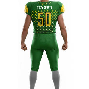 Uniforme de football américain en tissu sublimé durable, coupe confortable pour l'entraînement et les matchs - Product Image 3