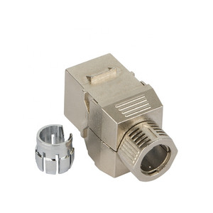 Módulo CAT8 de un solo puerto CAT <span class=keywords><strong>8</strong></span> blindado Keystone <span class=keywords><strong>Jack</strong></span> RJ45/8P8C módulo Ethernet conector de Cable conector Rj45 Cat8 sin herramientas - Product Image 6