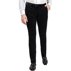 กางเกงยีนส์ขาบานติดซิปข้างกางเกงวอร์มวินเทจไฮสตรีทสินค้าใหม่ - Product Image 1