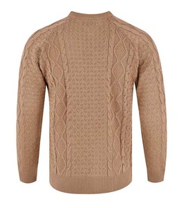 Fabricant de vêtements sur mesure, pulls à col montant pour hommes, couleur unie, surdimensionnés, manches longues, nouveau design tendance, respirant, tricoté, 2025 - Product Image 5