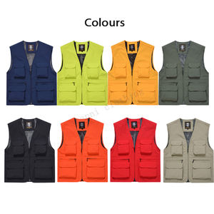 เสื้อแจ็กเก็ตทำงาน LED สำหรับวิศวกรเสื้อกั๊กนิรภัยตาข่ายระบายอากาศได้ดีมองเห็นได้ชัดเจนสำหรับการก่อสร้างทางอุตสาหกรรม - Product Image 4