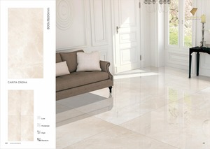 Carrara Bianco 9mm 800x1600mm Carreaux de porcelaine brillants pour Miami Floor Art - Product Image 6