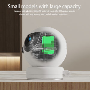 Caméra de surveillance pour bébé intelligente sans fil 5,0 pouces 1080P <span class=keywords><strong>Audio</strong></span> bidirectionnel avec affichage Wifi Tuya Moniteur de sommeil pour bébé Moniteur de bébé intelligent - Product Image 6