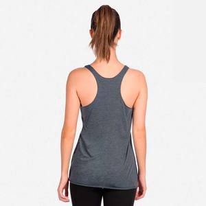 Camiseta sin mangas Next Level Women Tri-Blend Racerback 6733-Heather White - Product Image 6