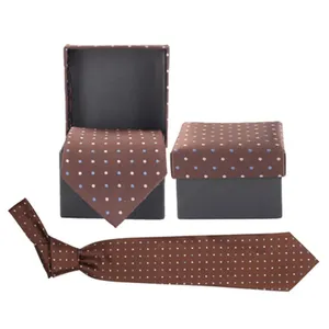 ชุดของขวัญเนคไทผ้าไหมธุรกิจแบบกำหนดเอง - Product Image 1