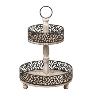 Tendance fraîche de haute qualité écologique non toxique fer galvanisé gâteau support à la main Cupcake affichage personnalisé taille forme - Product Image 2