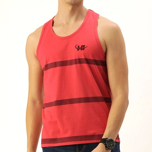 HAZZBY Workout Men Casual Tank <b>Top</b> Knitted Breathable Eco-Friendly Polyester/Cotton Custom Design High Quality OEM Service 7-Day - Product Image 1