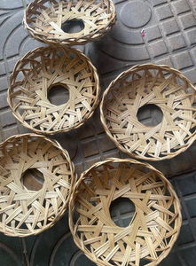 Salvamanteles de bambú tejido duradero, producto ecológico de alta calidad, diseño tejido tradicional, ligero y duradero - Product Image 3