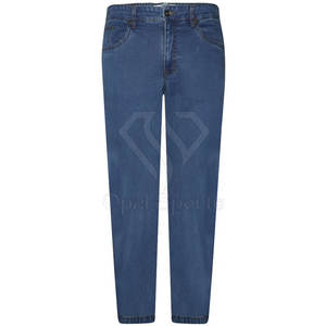 Pantalon en jean pour hommes de haute qualité Style décontracté léger avec braguette à boutons Design personnalisable en gros - Product Image 1