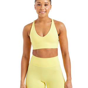 Sujetador deportivo de gimnasio para mujer de alta calidad para Fitness Yoga Running Sujetador elástico de entrenamiento transpirable en estilo informal - Product Image 3
