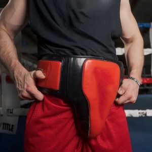 Prix de gros Logo personnalisé Arts martiaux Aine Protector Kick Boxing & MMA Aine Abdominal Cup Guard Sports Safety - Product Image 2