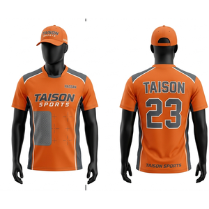 เสื้อแข่งผู้ชาย พรีเมียม 160 GSM โพลีเอสเตอร์ ระบายอากาศได้ดี สีเทา ดำ ส้ม ดีไซน์แบบแผง ทรงแอธเลติก พิมพ์ลายแบบซับลิเมชั่น โลโก้สั่งทำได้ - Product Image 3