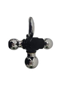 Support de remorque Yopay à trois boules avec crochet, crochet de remorquage tactique, attache de remorque à 3 boules pour camion, tailles 1-7/8 ", 2 " et 2-5/16 ", compatible avec les attaches de 2 pouces H - Product Image 5