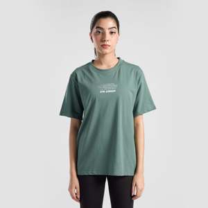 เสื้อยืด GA Unstoppable สีเขียว ผลิตจากผ้าเจอร์ซีย์คอตตอน 100% ระบายอากาศได้ดีและสวมใส่สบาย - Product Image 1