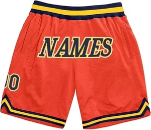 Hot Selling <b>Men's</b> 100% Polyester Embroidered Quick Dry Sports <b>Shorts</b> Mesh Solid Breathable Casual <b>Knee</b> <b>Length</b> Drawstring Closure - Product Image 5