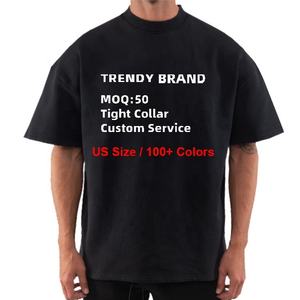 Camiseta Oversize con Estampado Gráfico, Transpirable, de Algodón Grueso de Alta Calidad, Estilo Urbano, Holgada - Product Image 2