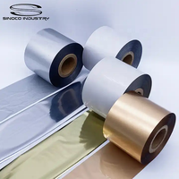 Impresora térmica de Cinta de transferencia térmica de cera/resina de 24mm de ancho de alta calidad Compatible con impresión de código de barras para etiqueta marca OKI