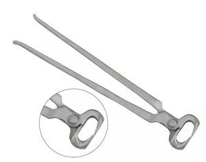 Ensemble d'instruments vétérinaires équins réutilisables professionnels, kit d'outils de maréchal-ferrant pour chevaux, comprend un coupe-ongles, un clincher, un coupe-ongles, un marteau, un couteau - Product Image 3