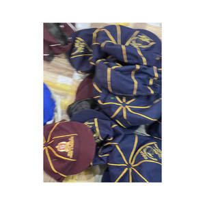 Casquettes baggy australiennes en laine de haute qualité pour hommes, casquettes Baggy de grillon réglables avec passepoil - Product Image 5