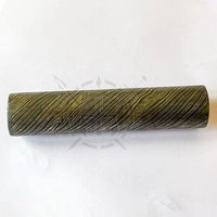 Tige de barre ronde en acier damas forgée avec précision pour la fabrication de couteaux de couleur personnalisés Tige de barre ronde en acier damas