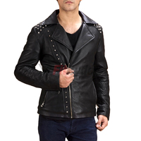 Veste en cuir et toile pour homme, qualité supérieure, hiver, décontractée, avec fermeture éclair, en fourrure de mouton, lavée, légère, élégante, respirante, vente en gros