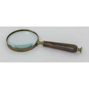 แว่นขยายโบราณสุดหรูพร้อมด้ามจับไม้ ของขวัญแนวทะเล อุปกรณ์เสริมคุณภาพสูง แว่นขยายปรับแต่งได้ - Product Image 3