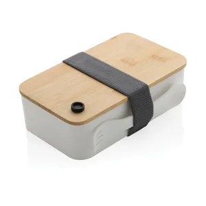 Boîte à lunch écologique en bambou RPP RCS, durable et respectueuse de l'environnement, gadget pour les repas quotidiens - Product Image 1