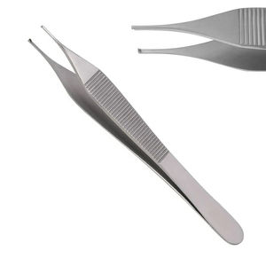 Gran oferta de pinzas de tejido Micro Adson de 12cm y 15cm, 1x2 dientes, instrumentos quirúrgicos de acero inoxidable de alta calidad, pinzas de disección - Product Image 2
