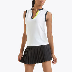 ชุดกระโปรงกีฬาเทนนิสแบบแห้งเร็ว ระบายอากาศได้ดี ปรับแต่งได้ พร้อมโลโก้ด้านหน้า น้ำหนักเบา บริการ OEM - Product Image 3