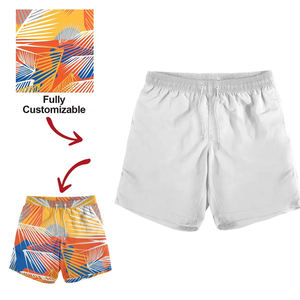 Short de natation pour hommes 2 en 1 au design personnalisé en stock vente en gros de planche de surf - Product Image 6